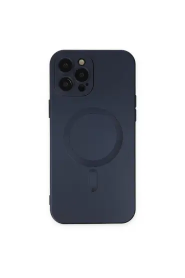  İphone 12 Pro Max Kılıf Moshi Lens Magneticsafe Silikon - Ürün Rengi : Füme