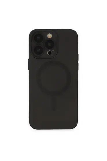  İphone 13 Pro Kılıf Moshi Lens Magneticsafe Silikon - Ürün Rengi : Siyah