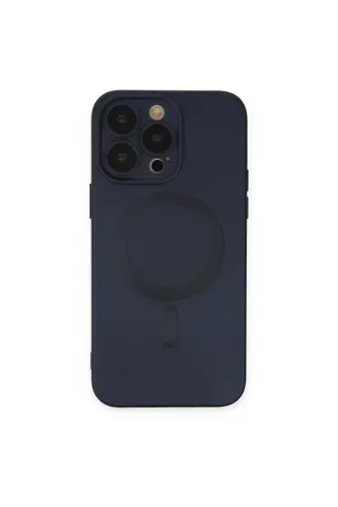  İphone 13 Pro Max Kılıf Moshi Lens Magneticsafe Silikon - Ürün Rengi : Sierra Blue