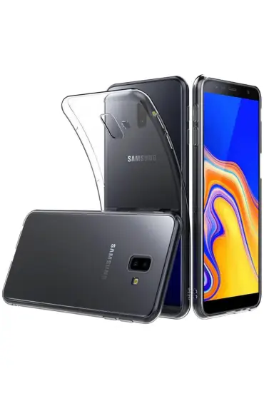  Samsung Galaxy J6 Plus Kılıf Lüx  Silikon - Ürün Rengi : Şeffaf