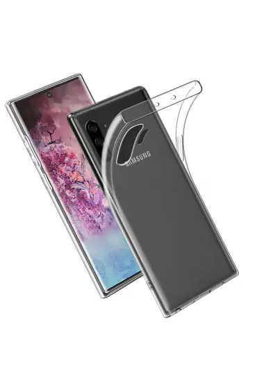  Samsung Galaxy Note 10 Plus Kılıf Lüx  Silikon - Ürün Rengi : Şeffaf