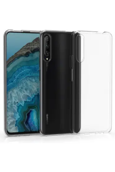  Huawei P Smart Pro / Y9s Kılıf Lüx  Silikon - Ürün Rengi : Şeffaf