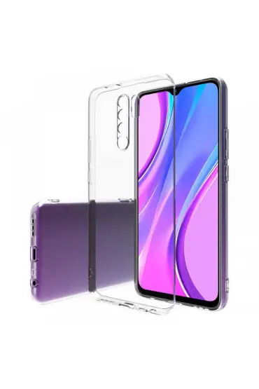  Xiaomi Redmi 9 Kılıf Lüx  Silikon - Ürün Rengi : Şeffaf