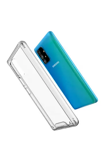  Samsung Galaxy A91 / S10 Lite Kılıf Lüx  Silikon - Ürün Rengi : Şeffaf