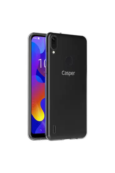  Casper Via E3 Kılıf Lüx  Silikon - Ürün Rengi : Şeffaf