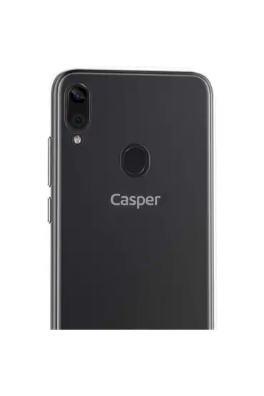  Casper Via E3 Kılıf Lüx  Silikon - Ürün Rengi : Şeffaf