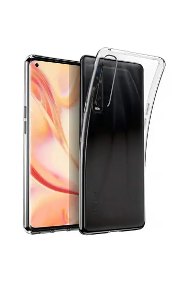  Oppo Find X2 Kılıf Lüx  Silikon - Ürün Rengi : Şeffaf