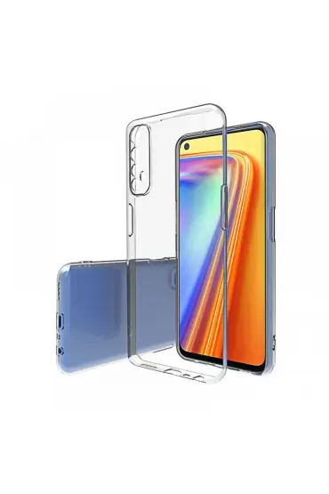  Realme 7 Pro Kılıf Lüx  Silikon - Ürün Rengi : Şeffaf