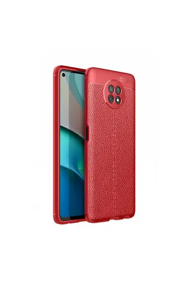  Xiaomi Redmi Note 9 5g Kılıf Focus Derili Silikon - Ürün Rengi : Siyah