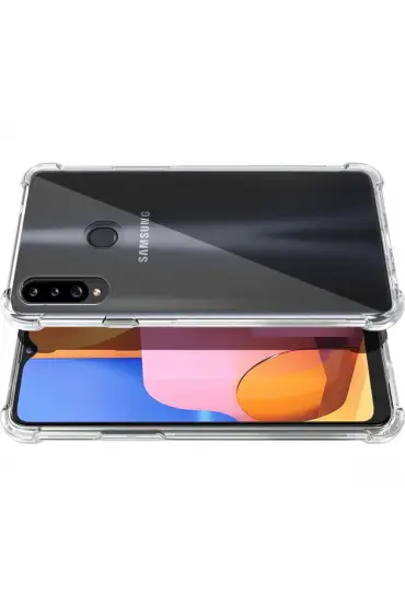 Samsung Galaxy A20s Kılıf Olex Tpu Silikon - Ürün Rengi : Şeffaf