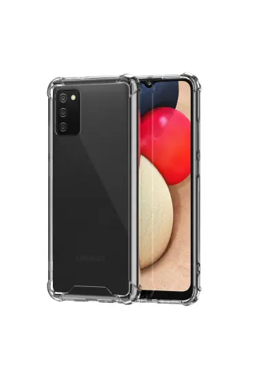  Samsung Galaxy A02s Kılıf Olex Tpu Silikon - Ürün Rengi : Şeffaf