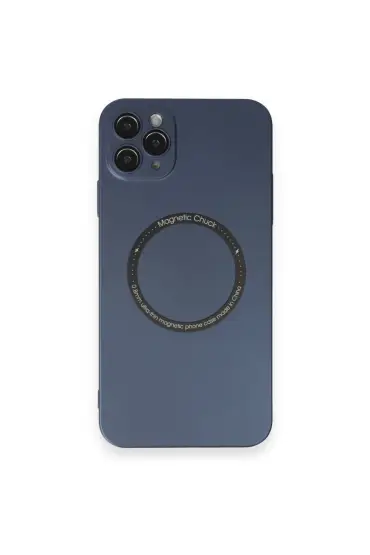  İphone 11 Pro Max Kılıf Jack Magneticsafe Lens Silikon - Ürün Rengi : Siyah