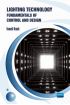 Lighting Technology: Fundamentals of Control and Design