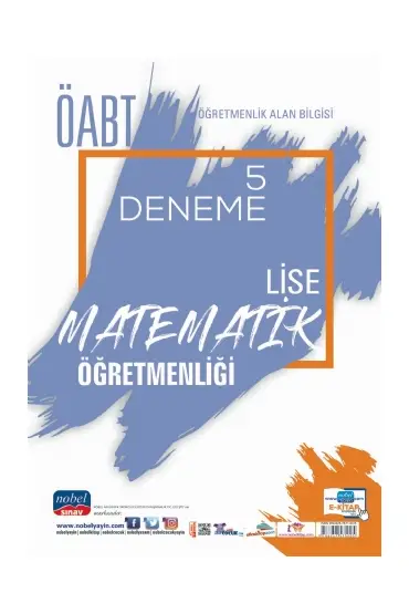 ÖABT Lise Matematik Öğretmenliği - Öğretmenlik Alan Bilgisi - 5 Deneme