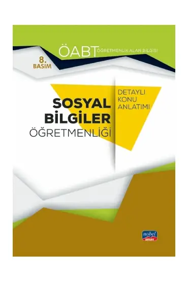 ÖABT Sosyal Bilgiler Öğretmenliği - Öğretmenlik Alan Bilgisi - Detaylı Konu Anlatımı