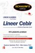 LİNEER CEBİR - Linear Algebra - Schaum&39s