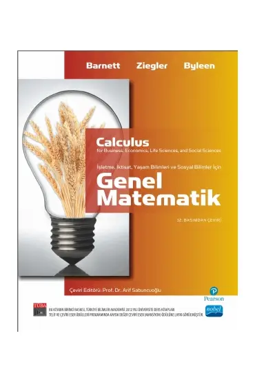 GENEL MATEMATİK İşletme, İktisat, Yaşam ve Sosyal Bilimler İçin / Calculus for Business, Economics, Life Sciences And Soc