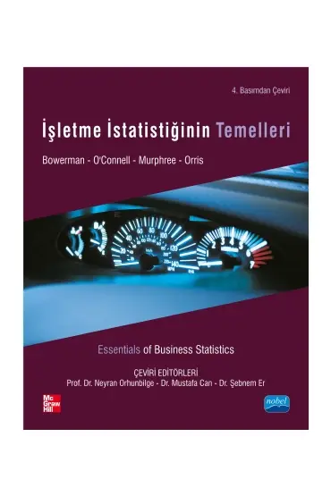 İŞLETME İSTATİSTİĞİNİN TEMELLERİ / Essentials of Business Statistics