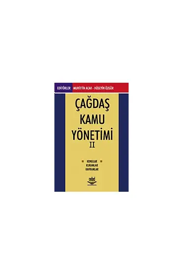 Çağdaş Kamu Yönetimi II