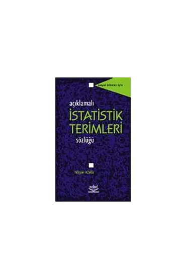 Açıklamalı İstatistik Terimleri Sözlüğü