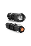 KM-87 Polis Tipi Zoomlu Şarjlı Metal Dağ Kamp Cep Feneri Cree Led 2300 Lumens