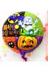 Halloween Örümcekli Kabaklı Folyo Balon 18 inç