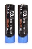 F.B.I F 18650A 3.7V 2200mAh Şarj Edilebilir Li-ion Pil El Feneri Pili 2 Adet