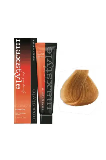 Maxstyle Argan Keratin Saç Boyası 8.33 Bal Köpüğü x 2 Adet