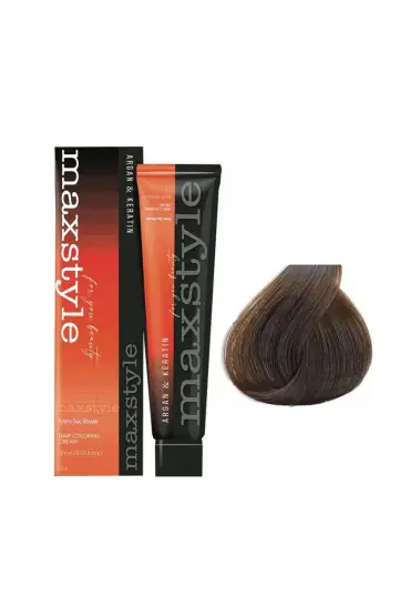 Maxstyle Argan Keratin Saç Boyası 6.3 Koyu Kumral Dore x 3 Adet