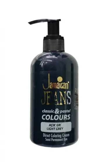 Jamaican Jeans Color Su Bazlı Saç Boyası 250 ml Açık Gri x 3 Adet