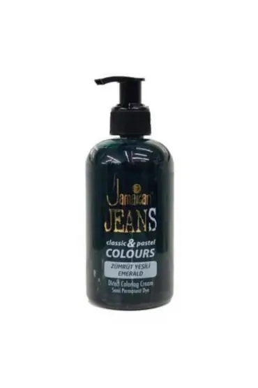 Jamaican Jeans Color Su Bazlı Saç Boyası 250 ml Zümrüt Yeşili  x 5 Adet