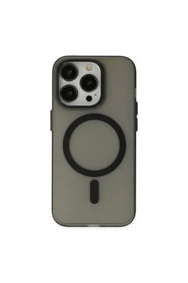  İphone 14 Pro Max Kılıf Lodos Magneticsafe Mat Kapak - Ürün Rengi : Mor