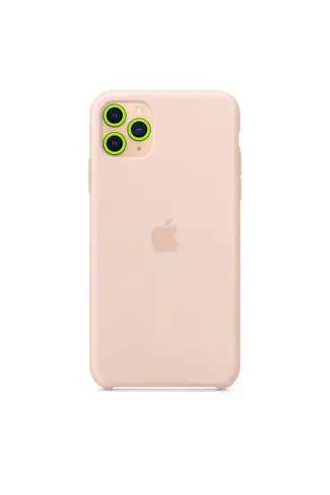  İphone 11 Pro Max Neon Fosforlu Kamera Lens - Ürün Rengi : Sarı