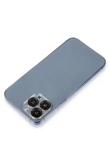  İphone 12 Pro Metal Kamera Lens Koruma Cam - Ürün Rengi : Gümüş