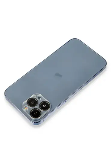  İphone 12 Pro Max Shine Kamera Lens Koruma Cam - Ürün Rengi : Gümüş