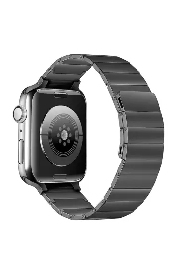  Apple Watch 40mm KrHuks Kordon - Ürün Rengi : Siyah