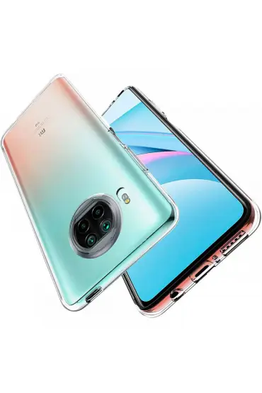  Xiaomi Redmi Note 9 Pro 5g Kılıf Lüx  Silikon - Ürün Rengi : Şeffaf