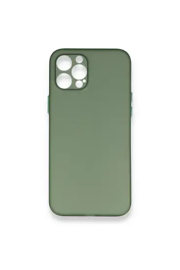  İphone 12 Pro Max Kılıf Pp Ultra İnce Kapak - Ürün Rengi : Yeşil