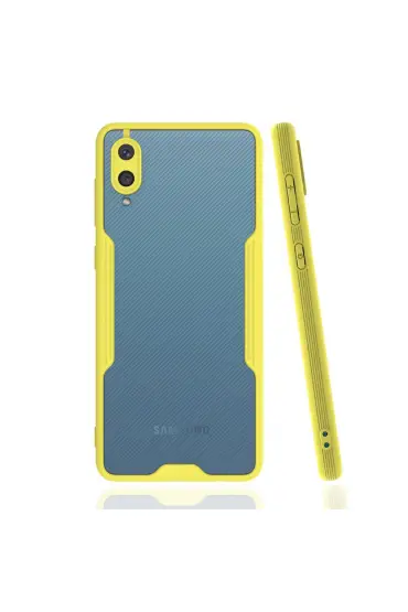  Samsung Galaxy A02 Kılıf Platin Silikon - Ürün Rengi : Sarı