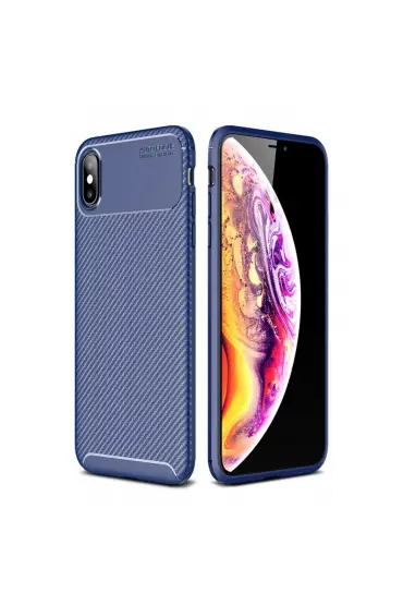  İphone Xs Max Kılıf Focus Karbon Silikon - Ürün Rengi : Siyah