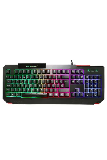  V2 Rgb Işıklı Türkçe Q Kablolu Gaming Klavye - Ürün Rengi : Siyah