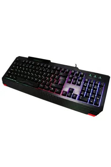  V2 Rgb Işıklı Türkçe Q Kablolu Gaming Klavye - Ürün Rengi : Siyah