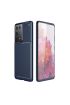  Samsung Galaxy S21 Ultra Kılıf Focus Karbon Silikon - Ürün Rengi : Lacivert