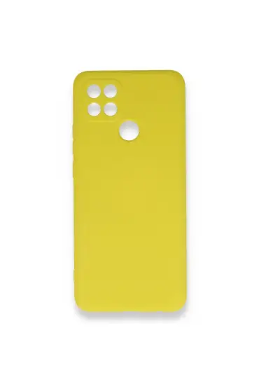  Oppo A15 Kılıf Nano İçi Kadife  Silikon - Ürün Rengi : Lila