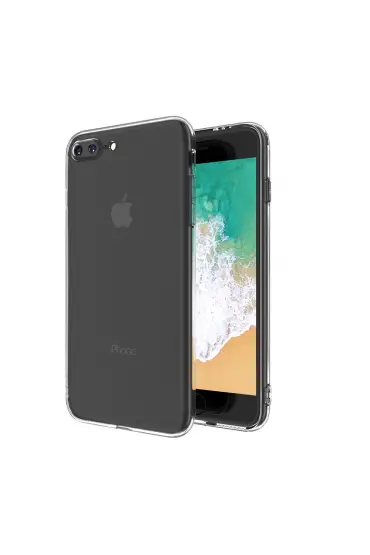  İphone 7 Plus Kılıf Deluxe 2mm  Silikon - Ürün Rengi : Şeffaf