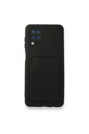  Samsung Galaxy M12 Kılıf Kelvin Kartvizitli Silikon - Ürün Rengi : Siyah