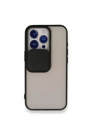  İphone 13 Pro Kılıf Palm Buzlu Kamera Sürgülü Silikon - Ürün Rengi : Sarı