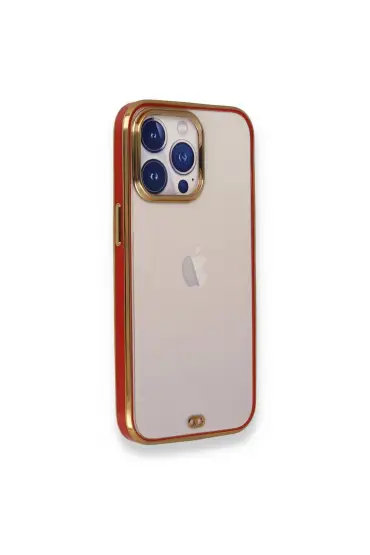  İphone 13 Pro Max Kılıf Liva Silikon - Ürün Rengi : Kırmızı