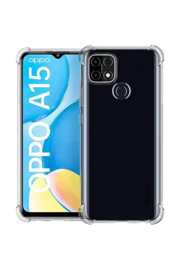  Oppo A15s Kılıf Olex Tpu Silikon - Ürün Rengi : Şeffaf