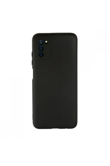  Samsung Galaxy A02s Kılıf First Silikon - Ürün Rengi : Siyah